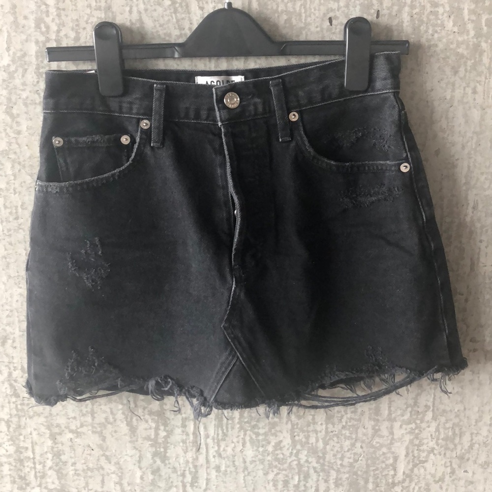 Agolde Quinn denim skirt